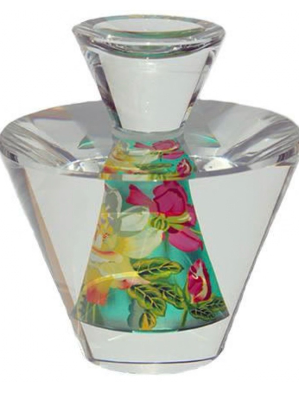 Jacarte Exquisite Hand Painted Glass En Grande Signed & Numbered